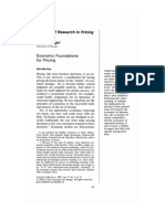 Economics Foundations For Pricing Thomas Nagle PDF