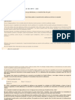 PLAN DE CONTINGENCIA    3° ESPAÑOL   MIÉRCOLES 20 DE MAYO 2020