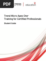 Trend Micro Apex One Training For Certified Professionals - Student Guide PDF