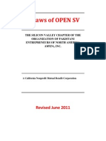 Bylaws of OPEN SV: Revised June 2011