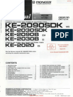 Pioneer Ke-2090sdk Ke-2030 Ke-2020 crt1214 PDF