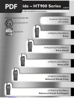 User Guide - HT900 Series: Professional Submersible Handheld Transceivers