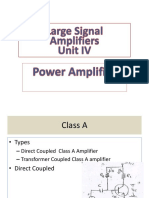 Analog Electronics Power Amplifiers