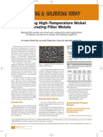 Brazing & Soldering Today: Comparing High-Temperature Nickel Brazing Filler Metals