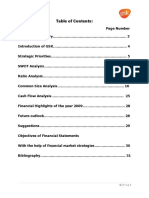 Analysis of Financial Statement- GSK