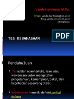 Tes Kebahasaan Buku Teks