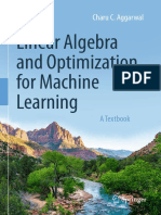 Linear Algebra Optimization Machine Learning PDF