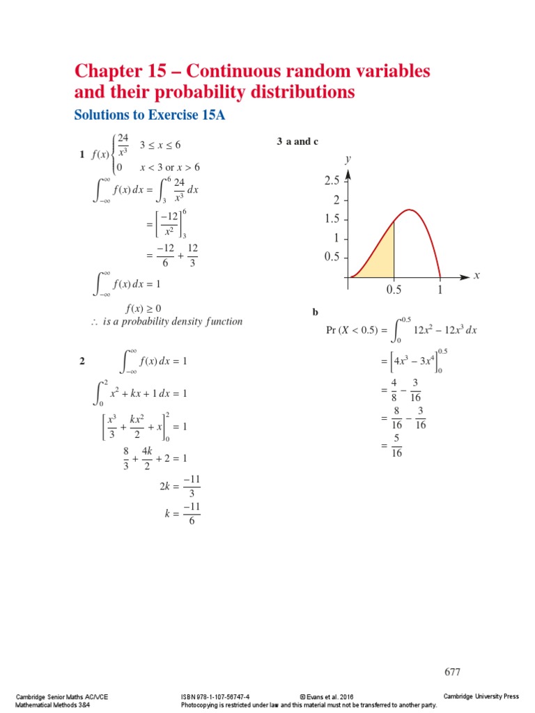 Chapter 15 PDF | PDF | Probability And Statistics | Measure Theory