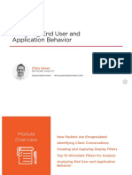 Analyzing End User and Application Behavior Slides