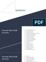 Soft Skills Competencies