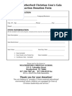 Donation Form