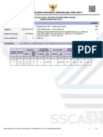 Rekapitulasi Hasil Seleksi Kompetensi Dasar CPNS Tahun Anggaran 2019 PDF