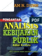 William N. Dunn-Pengantar Analisis Kebijakan Pulblik-Gadjah Mada University Press (2003) PDF