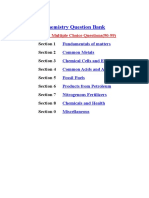 Chemistry Question Bank: HKCEE Multiple Choice Questions (90-99)