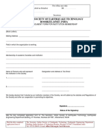 ISET Institutional Membership Form PDF