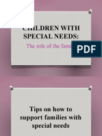 Children With Special Needs:: The Role of The Family