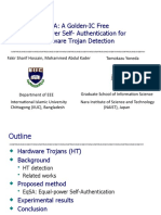 Eqsa: A Golden-Ic Free Equal Power Self-Authentication For Hardware Trojan Detection