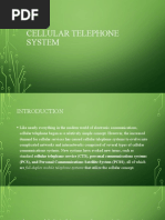 Cellular Telephone System Intro ANTE