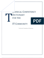 Technical Competency Dictionary For It