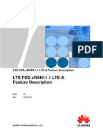 LTE FDD eRAN11.1 LTE-A Feature Description 01 (20160426) PDF