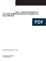 U.S. Mineral Dependence—Statistical Compilation of U.S. and World Mineral Production, Consumption, and Trade,1990–2010
