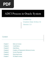 ADCI Process in Oracle System: Created By: Creation Date:10-Nov-13