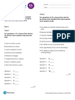 Gold Experience C1 (2nd Edition) - End of Year Test - Main Test B