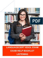 Languagecert Iesol Exam Exam Help Booklet Listening