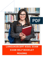 Languagecert Iesol Exam Exam Help Booklet Reading