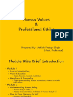 Human Values & Professional Ethics: Prepared By-Ashish Pratap Singh (Asst. Professor)