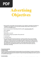 Advertising Objectives