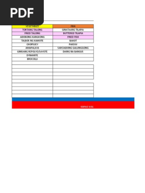 MEAL PLAN