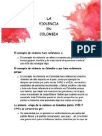 La violencia en Colombia: causas, consecuencias y zonas afectadas