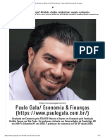 A História de 100 Anos de PIB No Brasil - Paulo Gala - Economia & Finanças