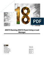 ANSYS Running ANSYS Fluent Using A Load Manager