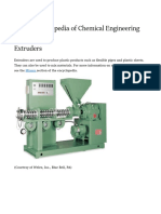 Visual Encyclopedia of Chemical Engineering Extruders: Mixers