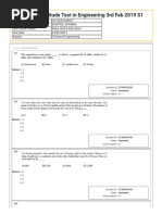 Graduate Aptitude Test in Engineering 3rd Feb 2019 S1