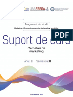 Suport de Curs - Cercetari de Marketing - Copie PDF