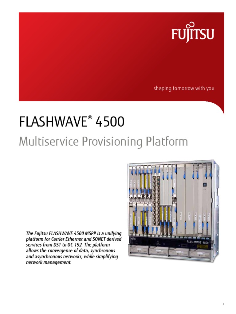 Flashwave 4500 PDF | PDF | Ethernet | Computer Network