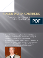 Roger David Kornberg: Powered By: David Daniela National College Class XI-G "HCC"