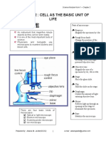 Chapter 2: Cell As The Basic Unit of Life: Science Module Form 1 - Chapter 2