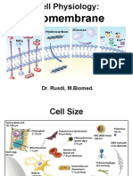 Biomembrane: Dr. Rusdi, M.Biomed
