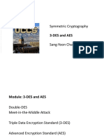 Symmetric Cryptography: 3-DES and AES
