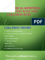 Chemical Kinetics:: Reaction Rate and Collision Rate