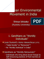 Gandhin Environmental Movement I India