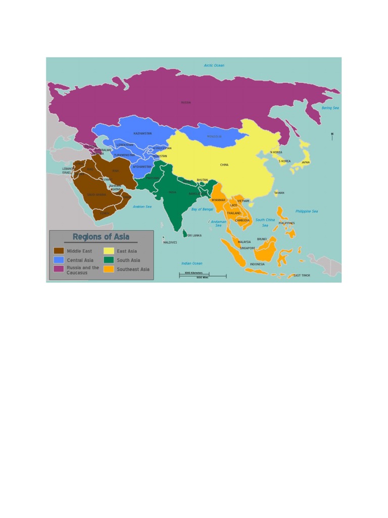Regije Azije | PDF