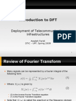 Introduction To DFT: Deployment of Telecommunication Infrastructures