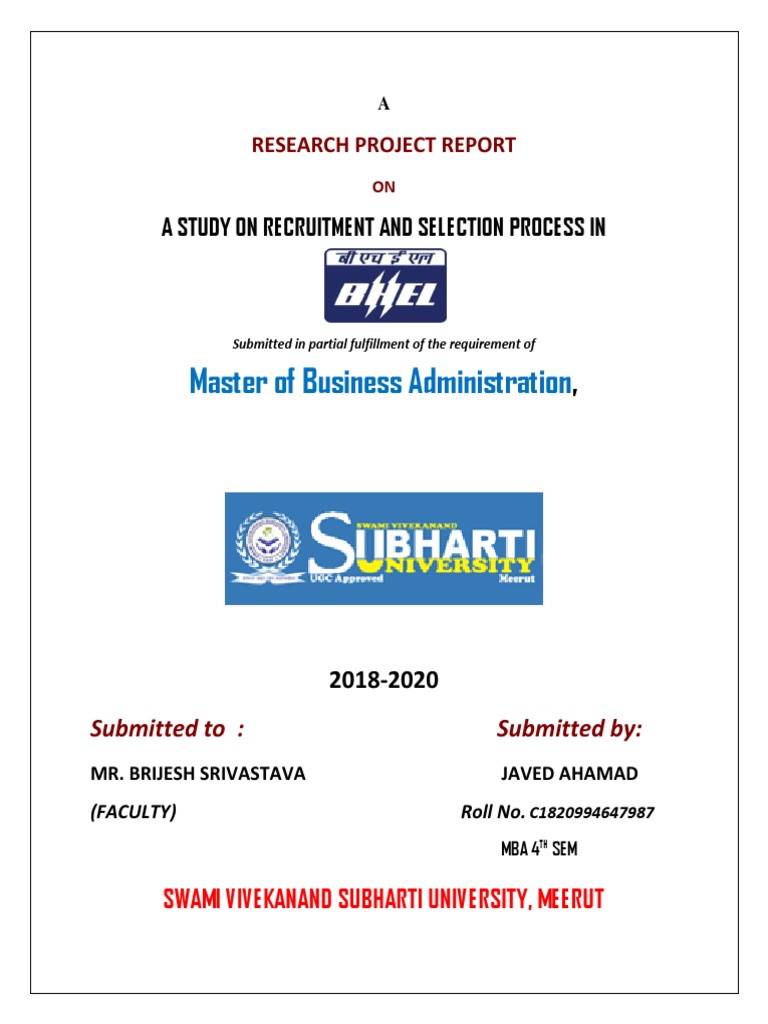 JAVED | PDF | Recruitment | Human Resource Management