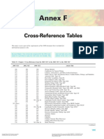 Annex F: Cross-Reference Tables