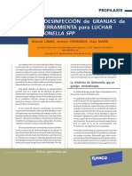 4439 Limpieza y Desinfeccion de Granjas de Puesta La Herramienta para Luchar Contra Salmonella SPP